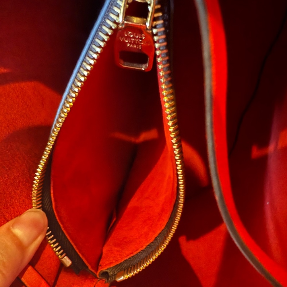 Louis Vuitton Monogram Bucket Bag - Black and Red - Picture 8 of 10